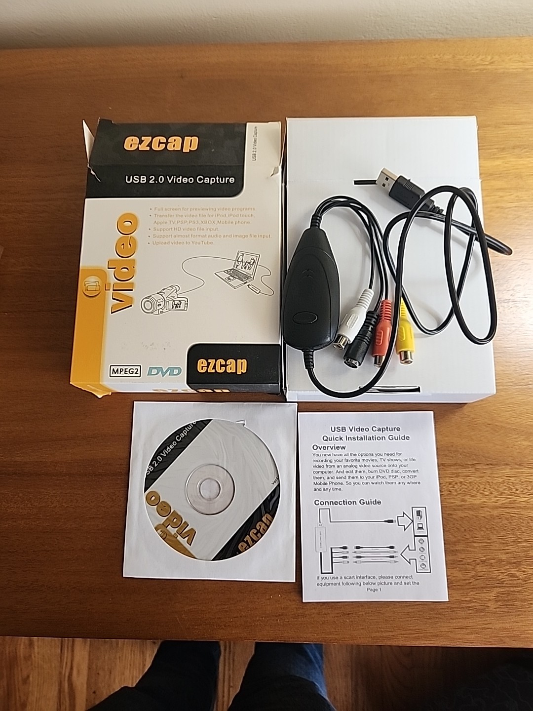 EZCap Video USB 2.0 Video Capture For PC And MAC #MPEG2 DVD
