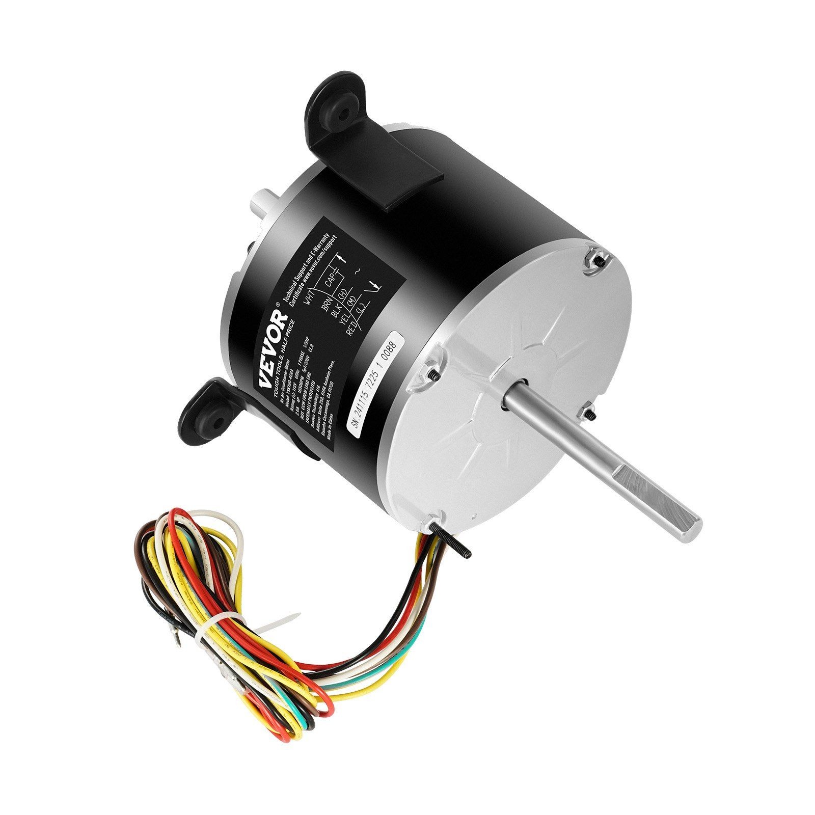 Dometic Brisk Air I RV AC Fan Motor 1/5HP 115V 3-Speed