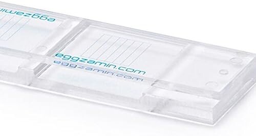 Double Chamber Microscope Slide for FEC & Worm Count in Livestock