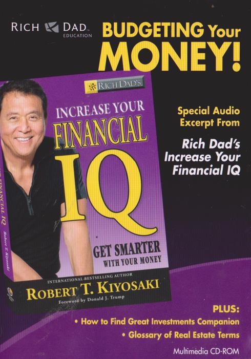 Rich Dad's Budgeting Your Money PC CD audio, investments tips, real estate terms