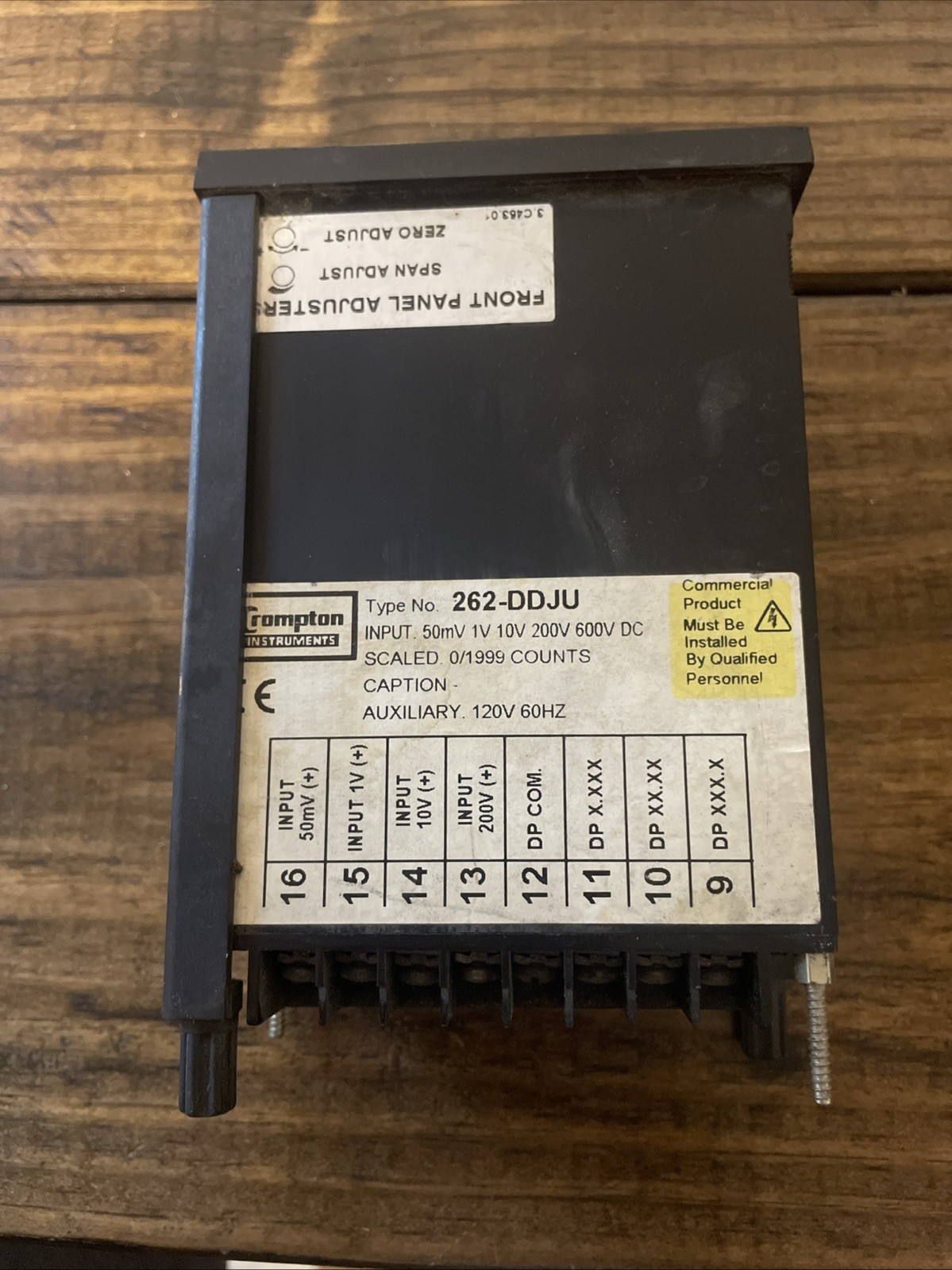 Crompton 262-DDJU Panel