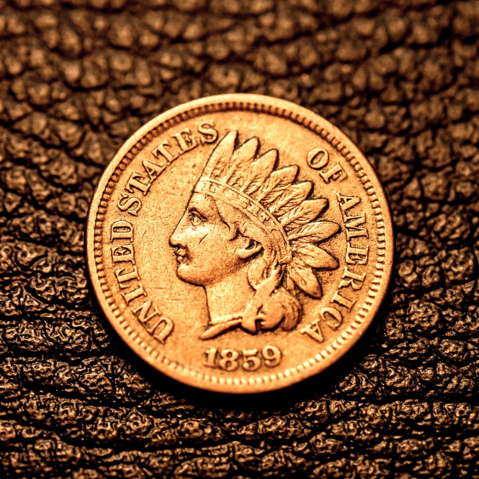 (ITM-8414) 1859 Indian Cent ~ XF / EF Condition ~ COMBINED SHIPPING!