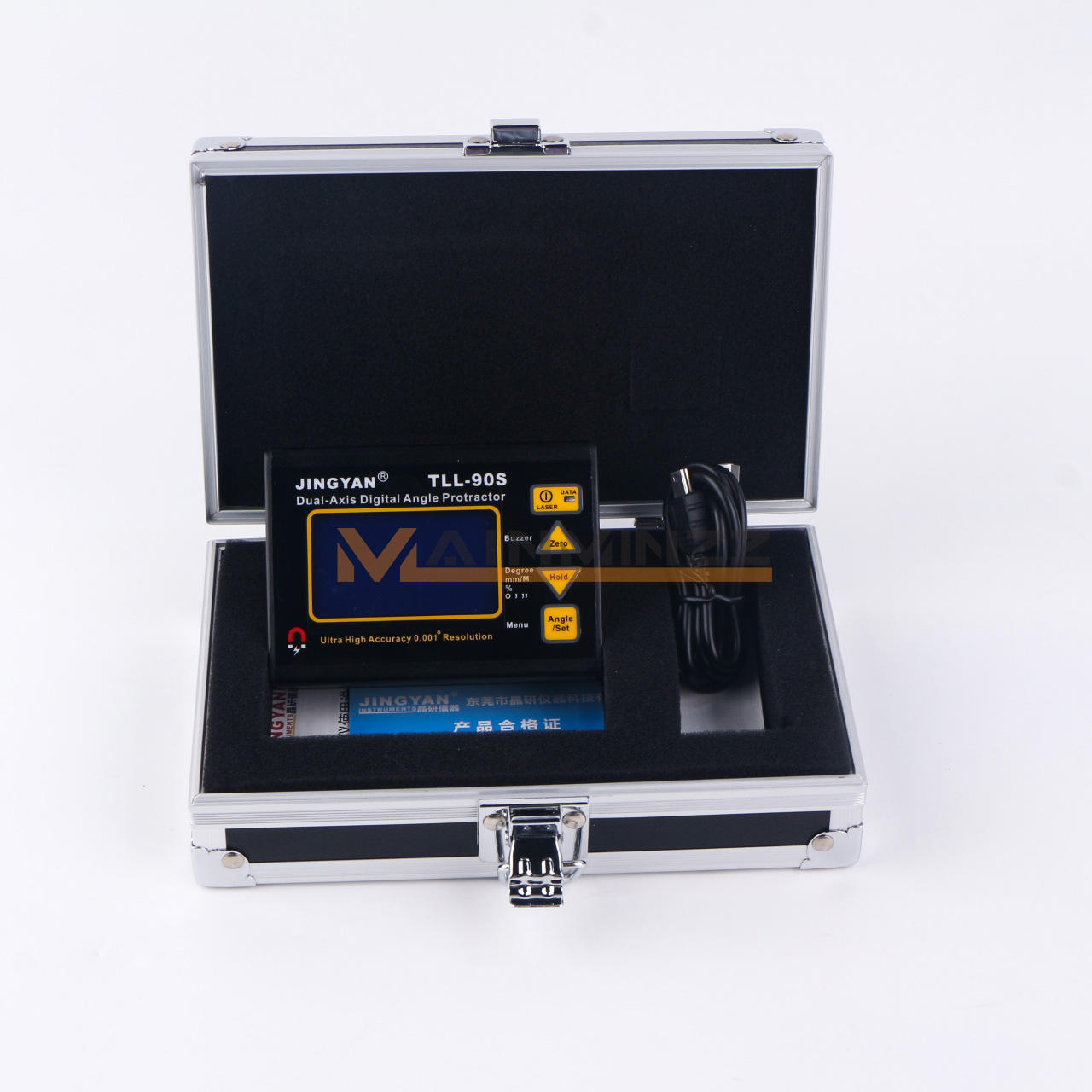 Digital Laser Level Protractor Angle Finder Meter Hi-accuracy 0.005° 90S TLL-90S