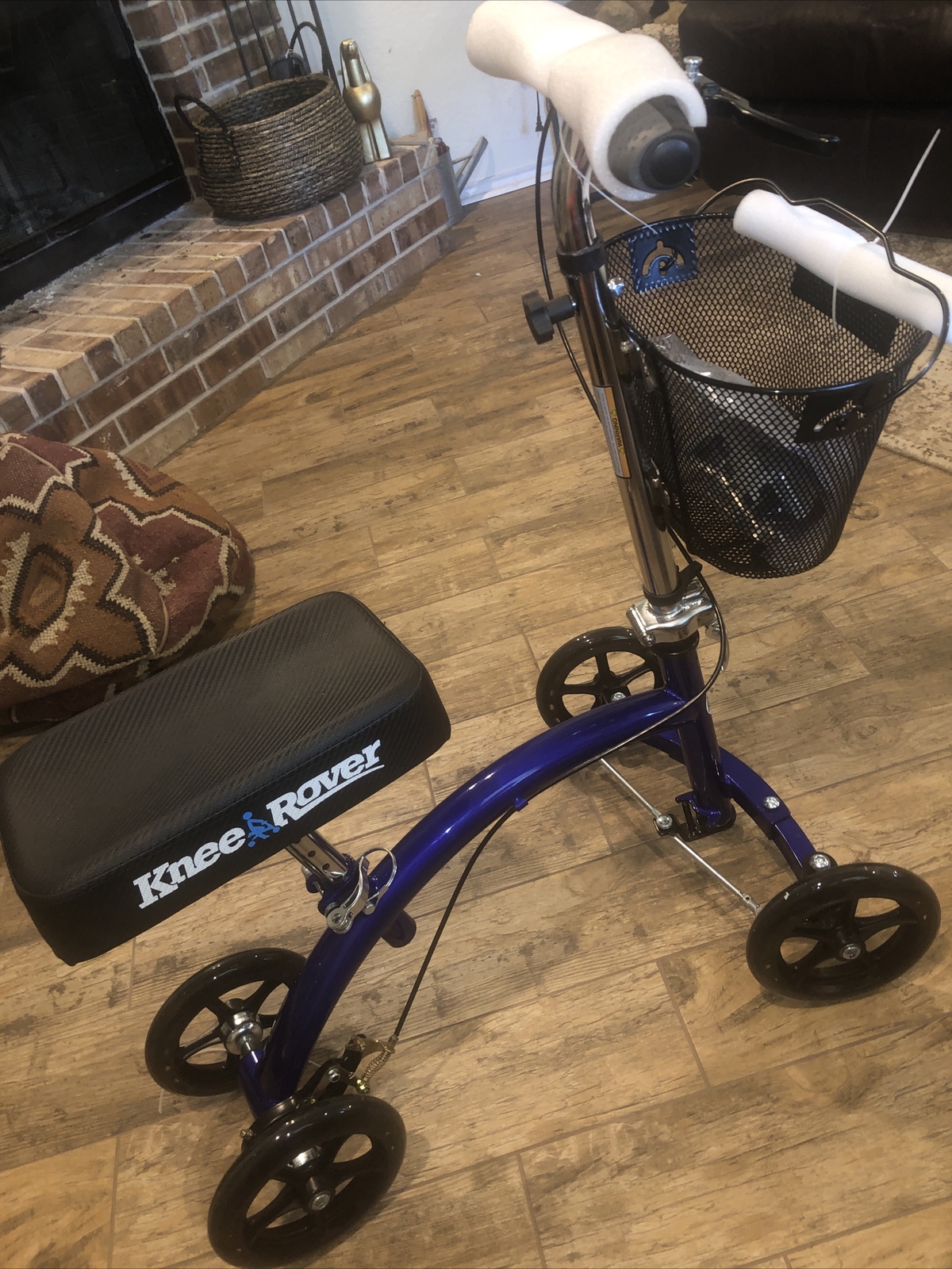 KneeRover HYBRID Knee Scooter with All Terrain Front Axle Upgrade Open Box