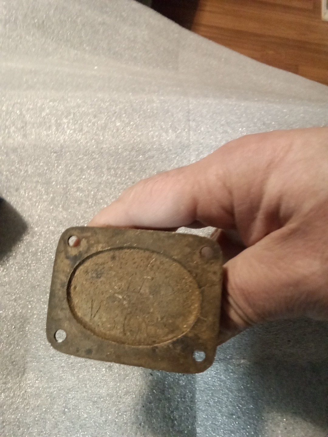Antique Brass Double Roller Door Catch , Heavy Duty