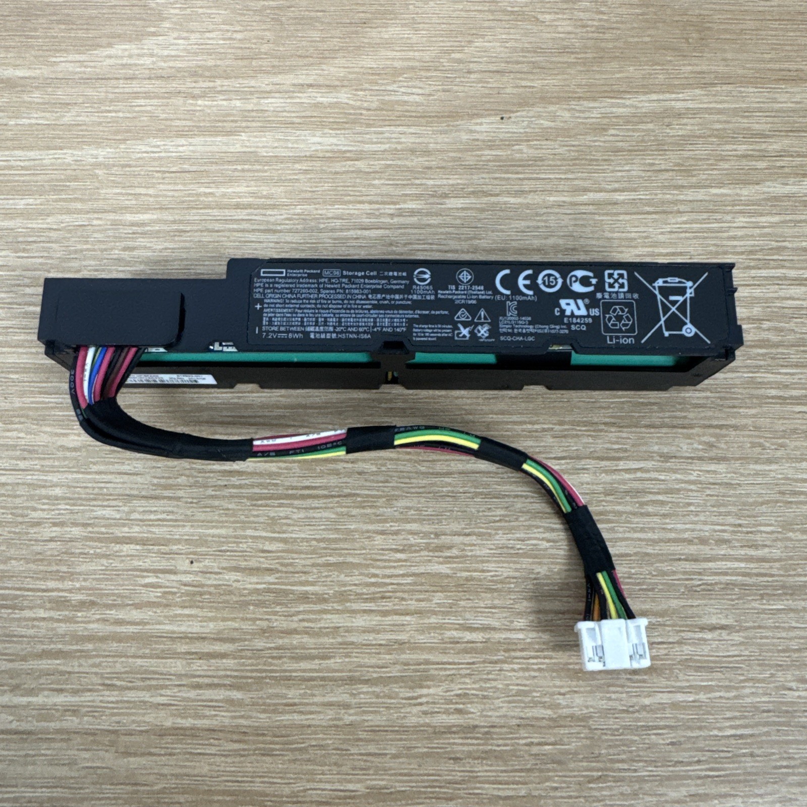 HP 96W SMART STORAGE BATTERY WITH CABLE 815983-001 727258-B21 750450-001