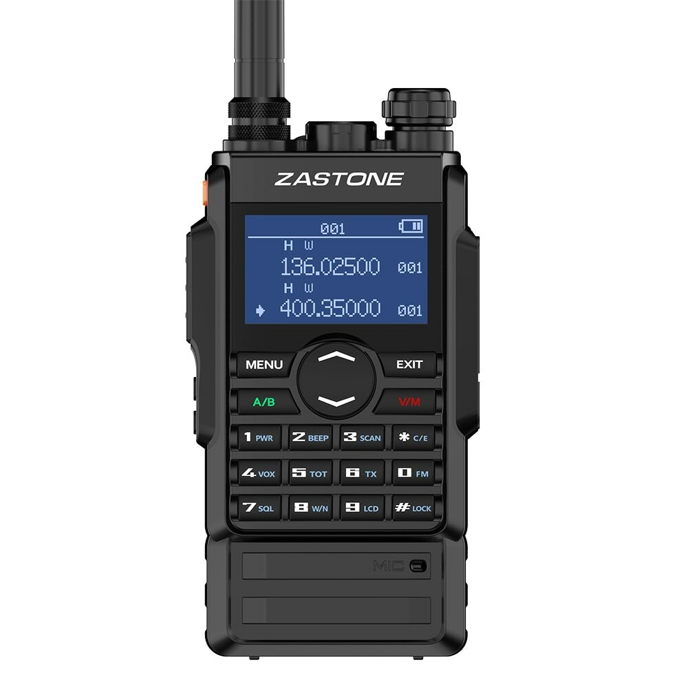 Zastone M7 Dual Band 5W Walkie Talkie 136-174 400-480mhz 250CH 2600mah Ham Radio