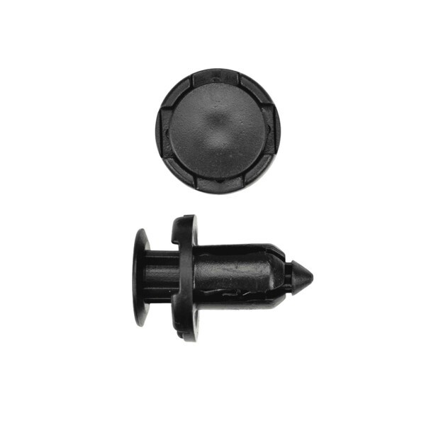 Black Nylon Fender Push Retainer MITSUBISHI  Fits 9mm Hole Size 9943PK 15 Pack