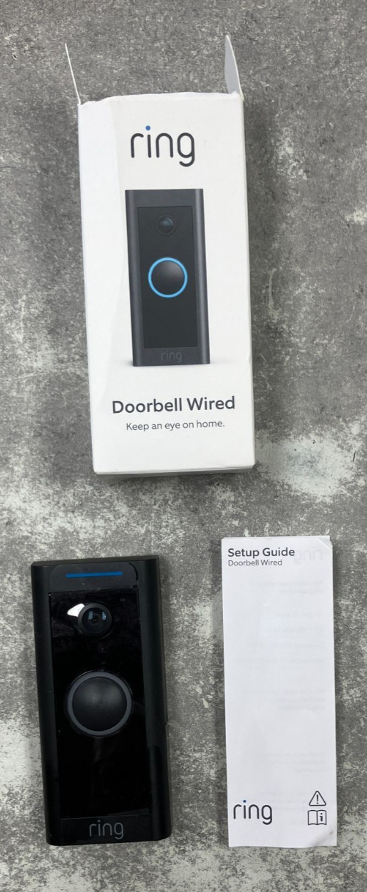 Ring Video Doorbell Wired Wi-Fi Night Vision Motion Detection 2.4GHZ WI-FI 7021O