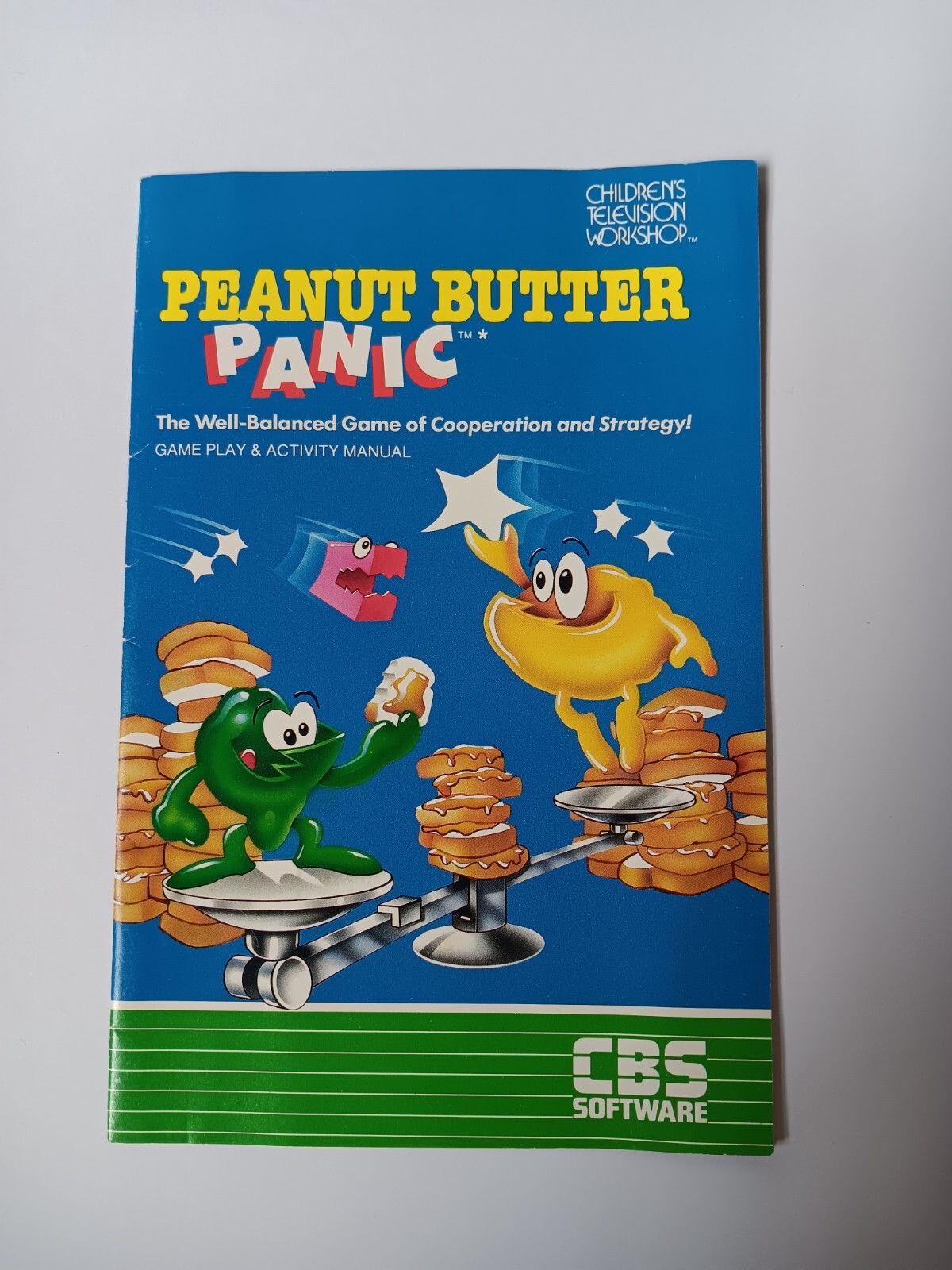 Commodore 64 Peanut Butter Panic Computer Game Cartridge Tested/Works