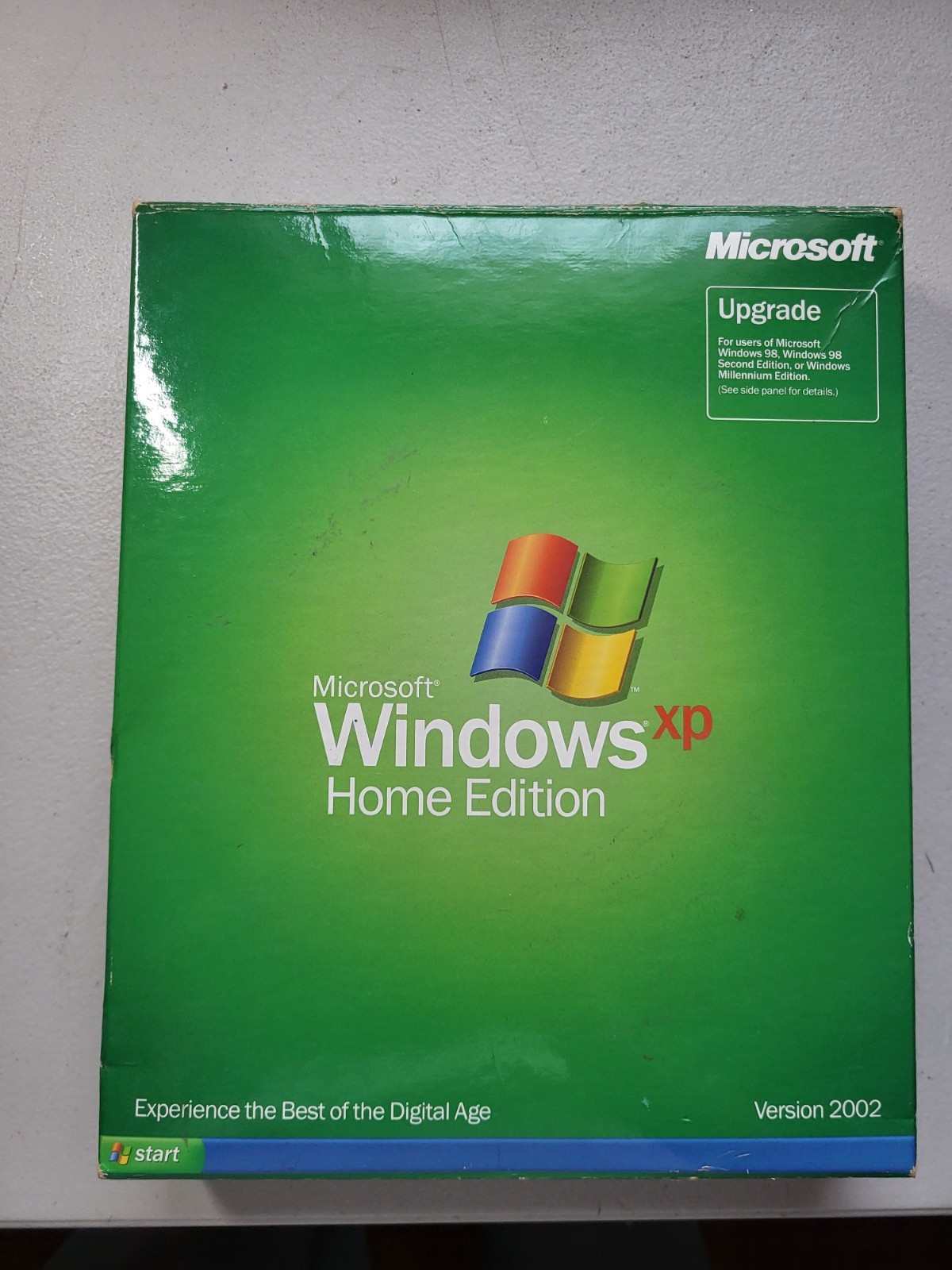Microsoft Windows XP Home Edition Upgrade 2002 Version Complete Free Shipping