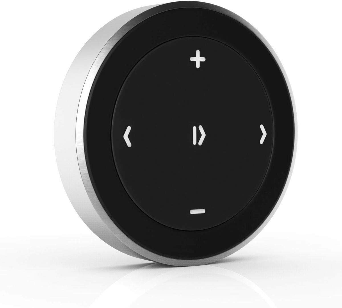 Bluetooth Media Button with Steering Wheel Mount, Wireless Music & Volume Con...