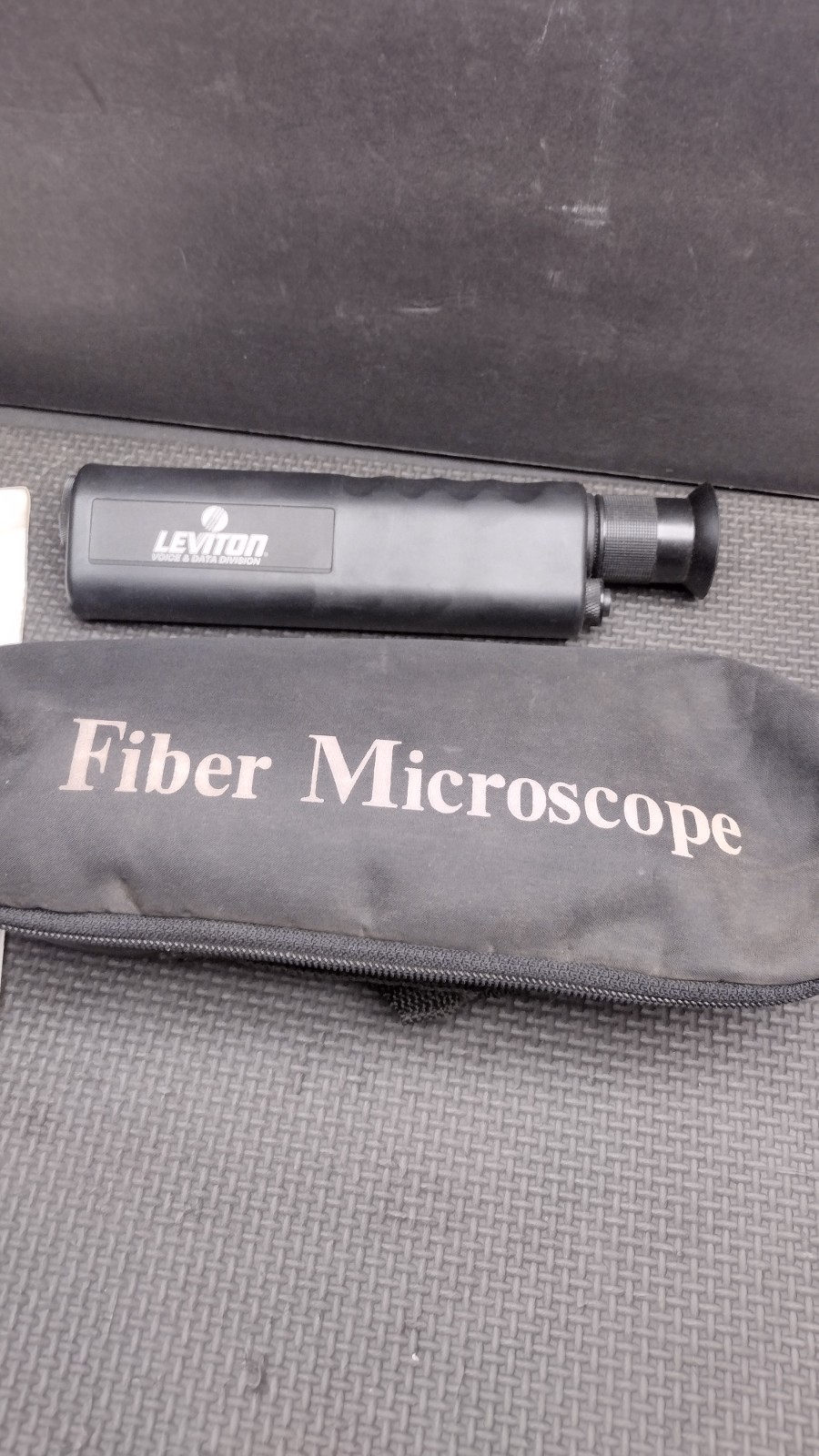 LEVITON VOICE & DATA DIVISION FIBER MICROSCOPE FREE SHIPPING