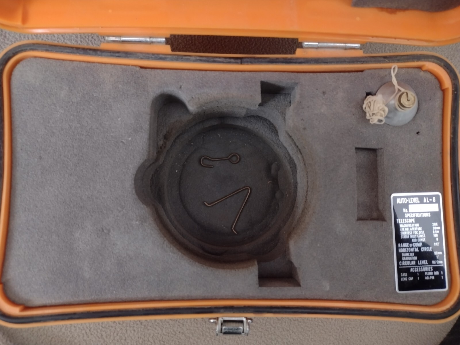 Pentax AUTO-LEVEL AL-6 With Case and Accessories