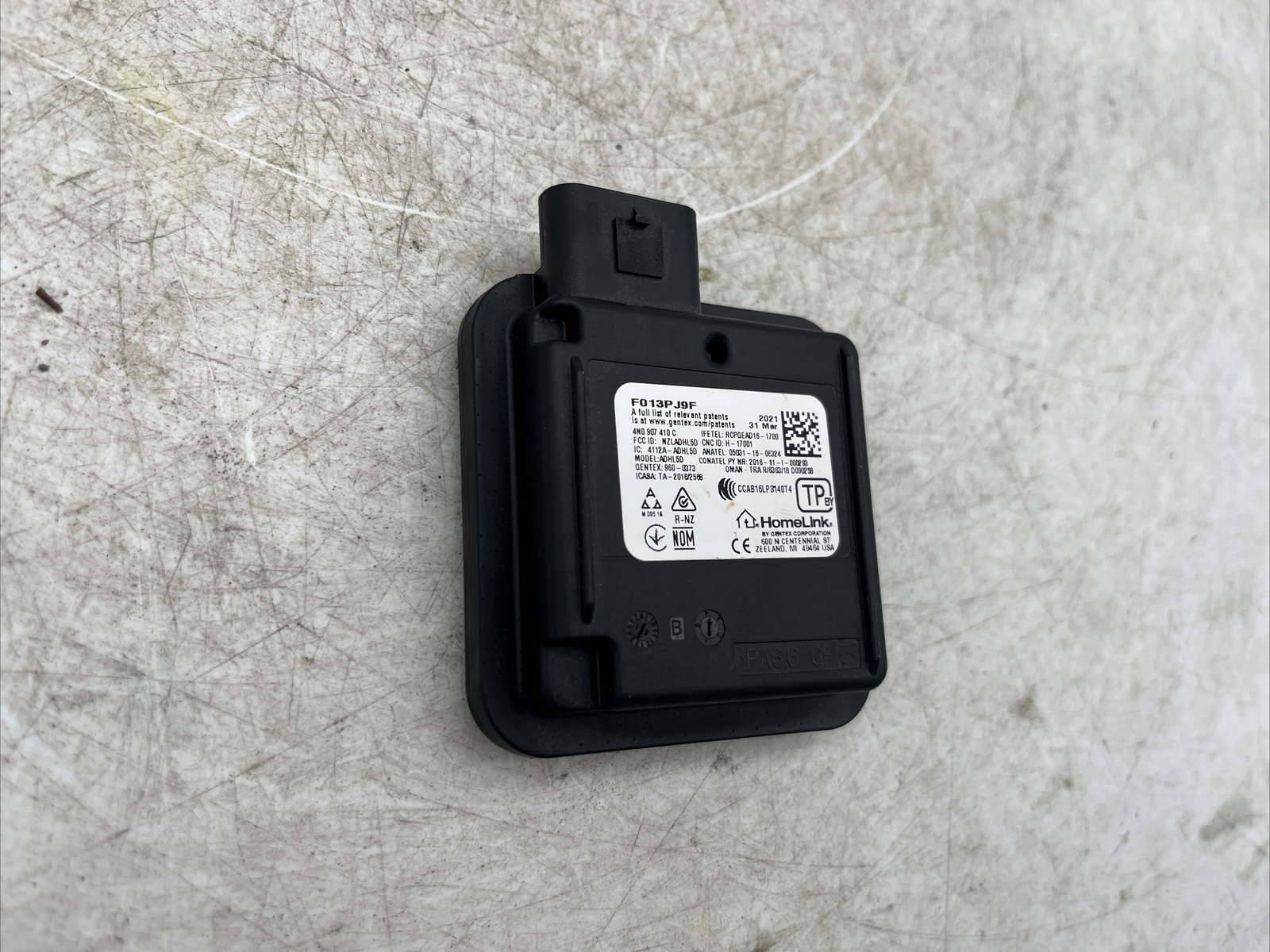 2018 2019 2020 Audi Volkswagen Garage Door Control Module