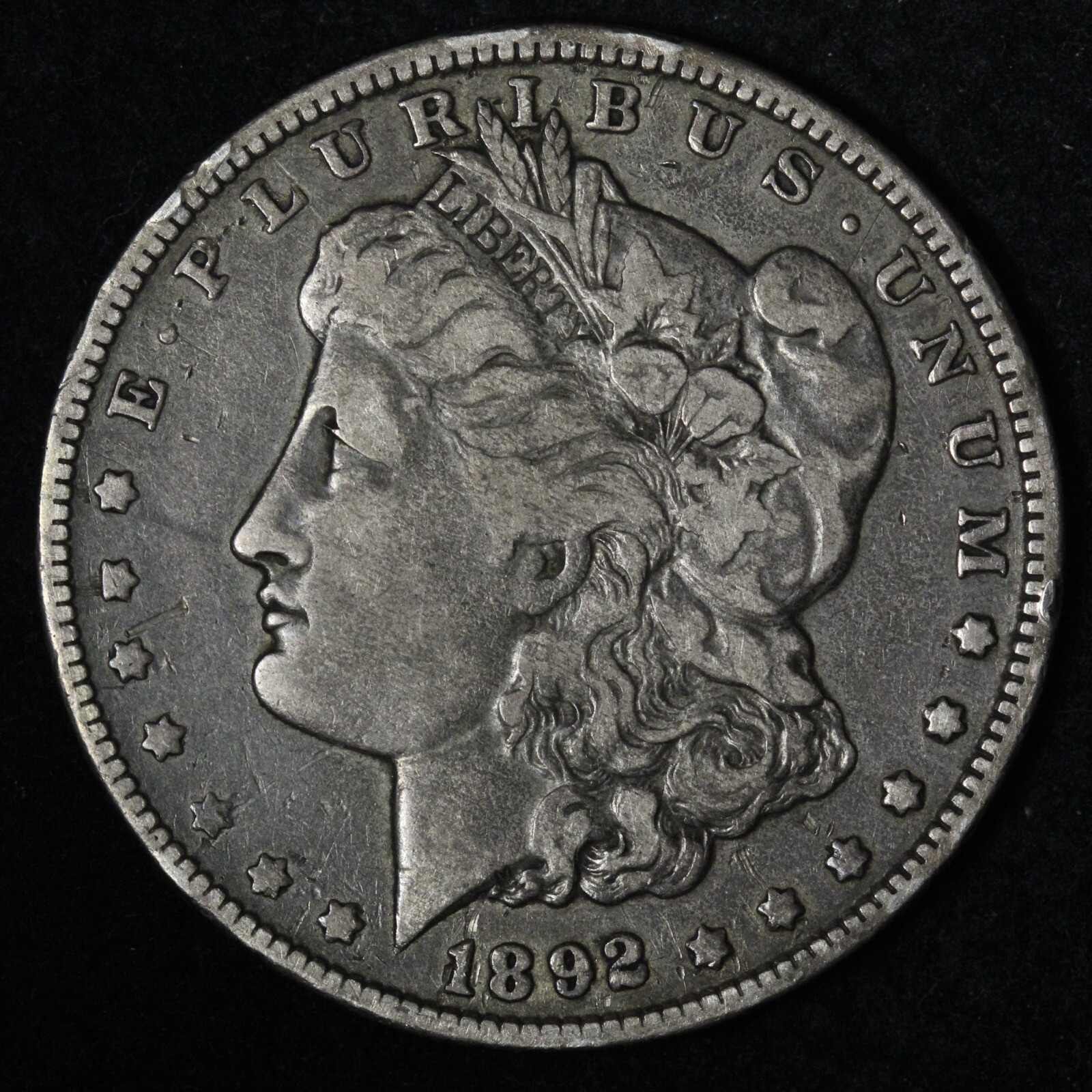 1892-O Morgan Silver Dollar XF E773 JJEM