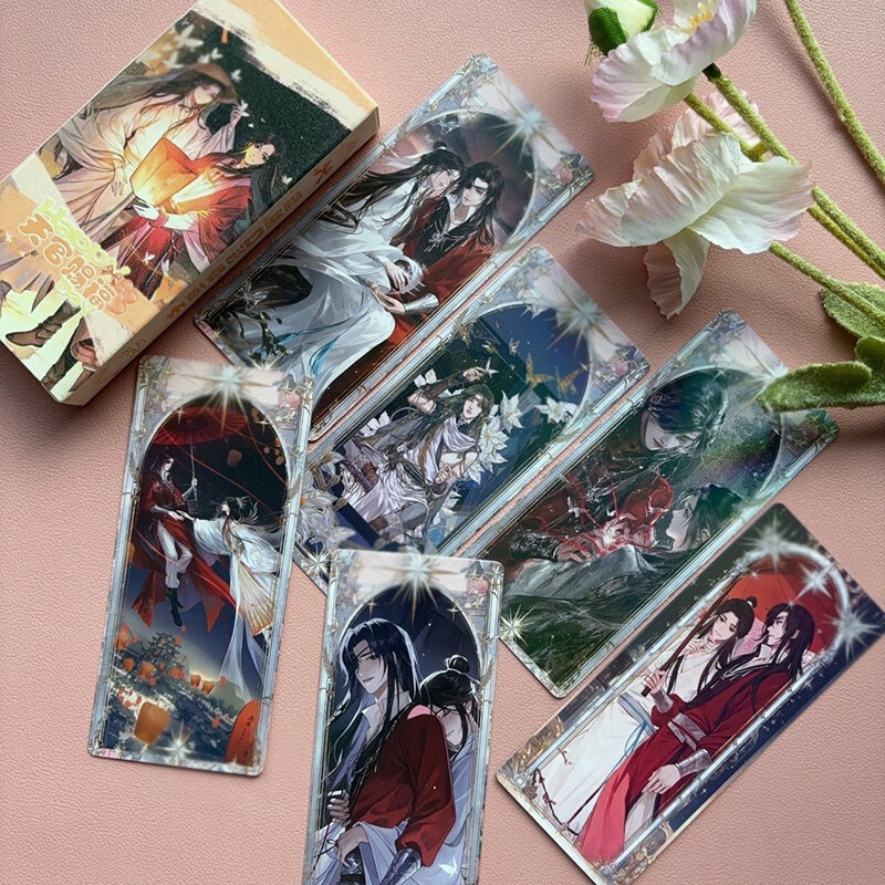 Tian Guan Ci Fu Xie Lian Hua Cheng Anime 40pcs Photo Cards Bookmarks