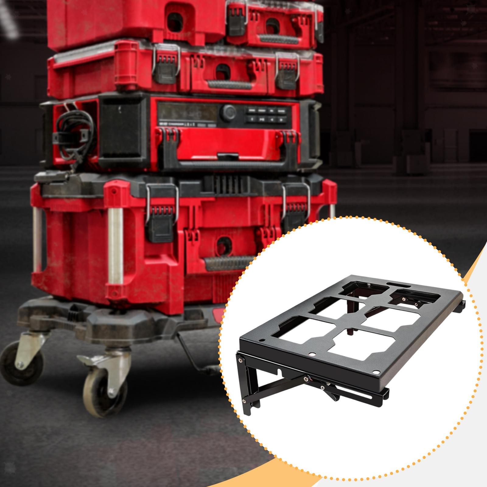 Tool Case Mounting Plate Carbon Steel Multifunctional Mounting Base Heavy Duty