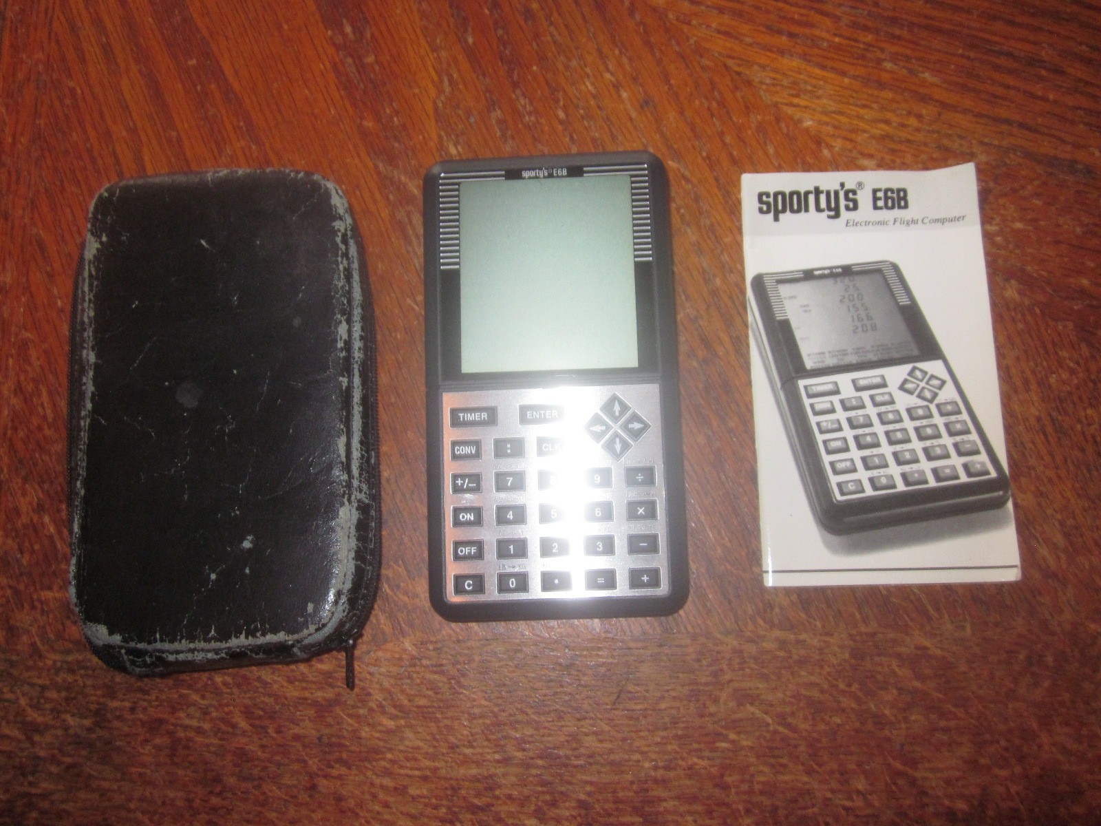 Sporty’s E6B Electronic Flight Computer PARTS ONLY No Power