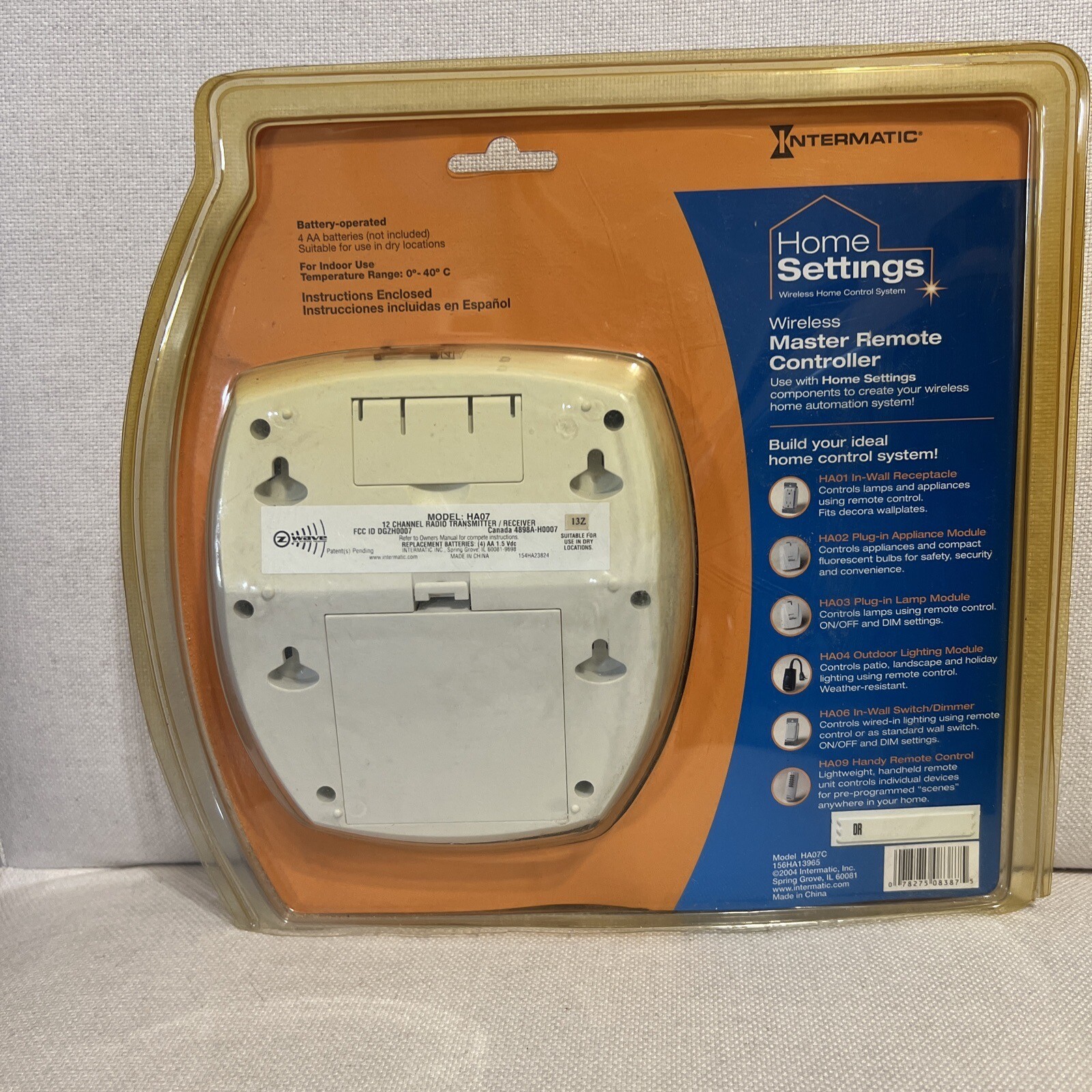 Intermatic Home Settings Wireless Master Remote Controller