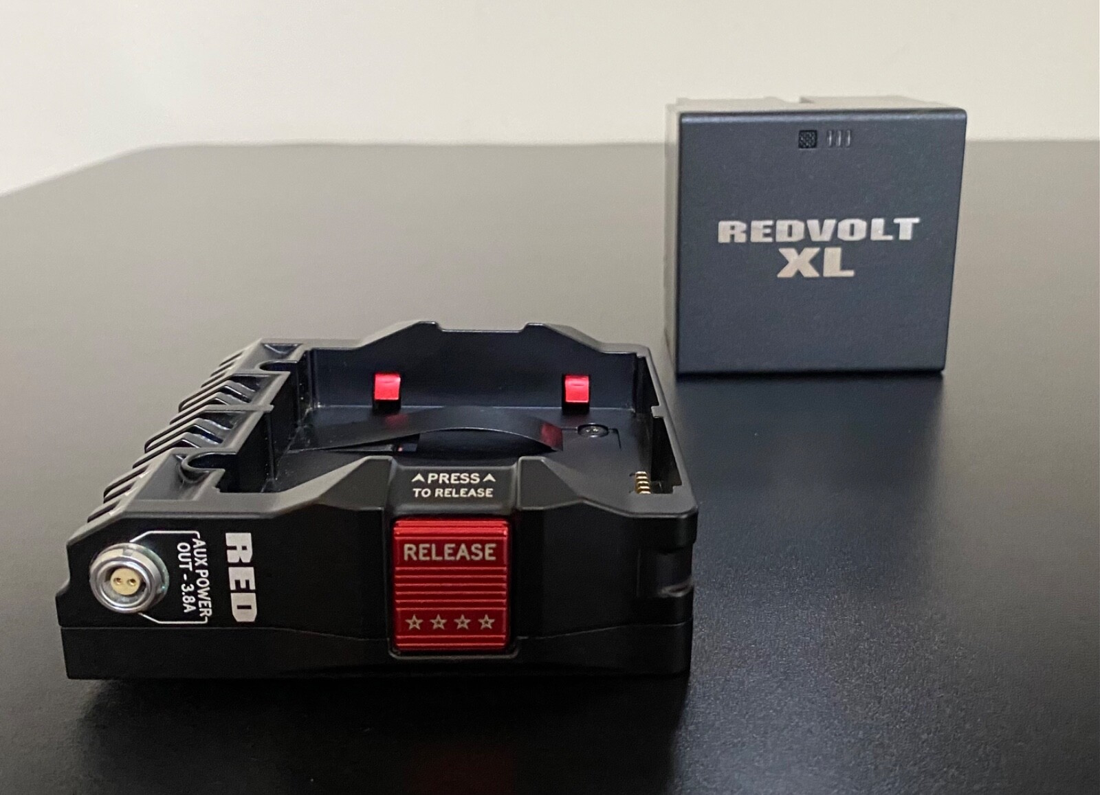 Red Volt XL Switch Plate with Battery-Used Working battery