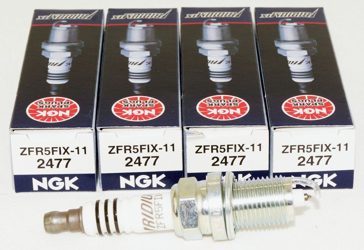 4 Pack Genuine NGK 2477 Iridium IX Spark Plug ZFR5FIX-11 for Mopar Honda Hyundai