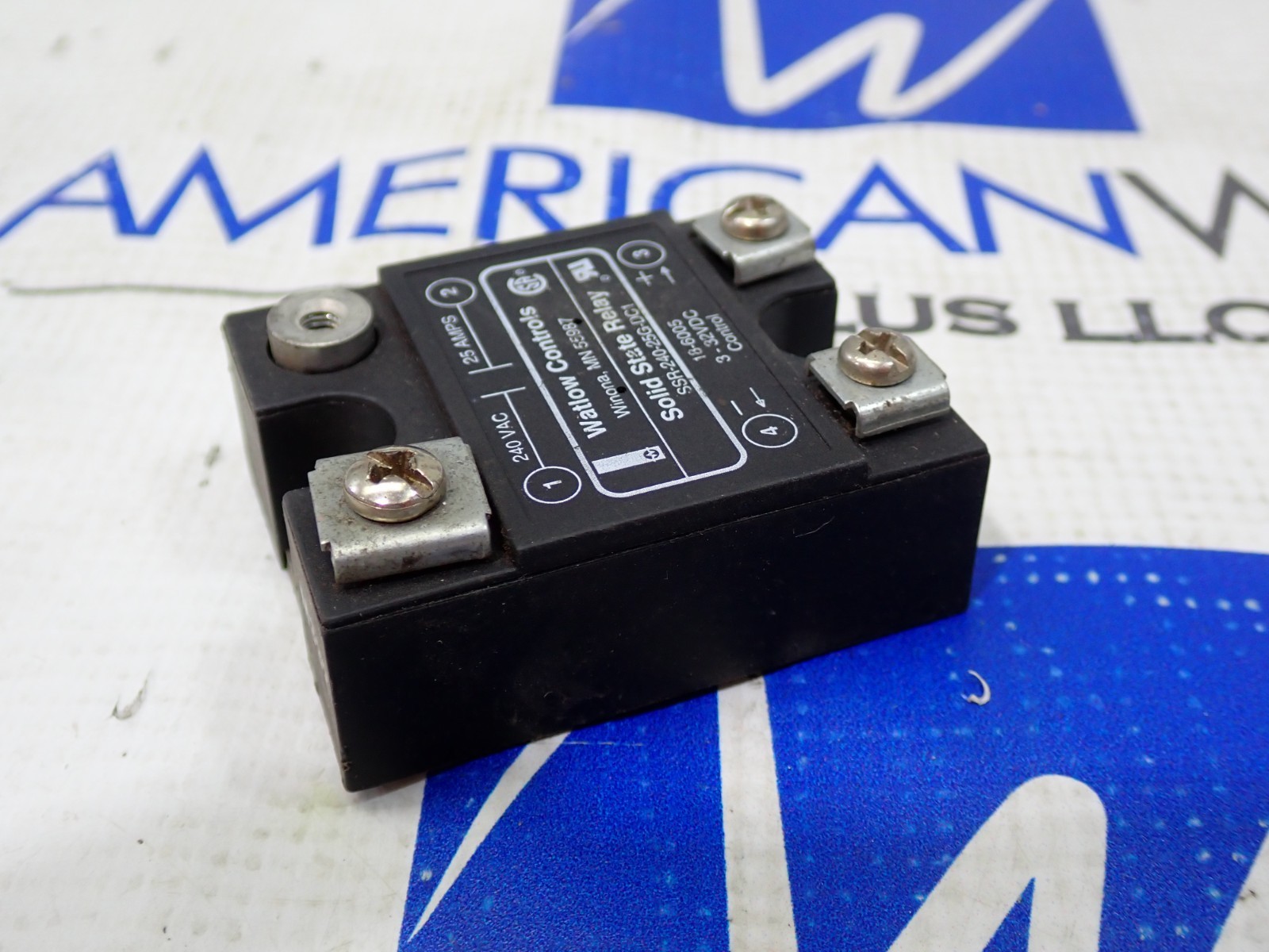 Watlo Control SSR-240-25G-DC1 Solid State Relay 240VAC 25A
