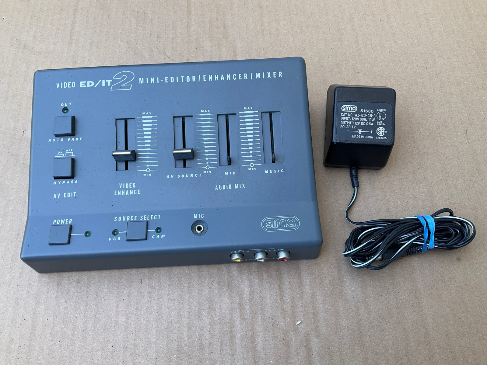 Vintage Pro Ed/it 2 Video Processing Center  Powers Up  Untested