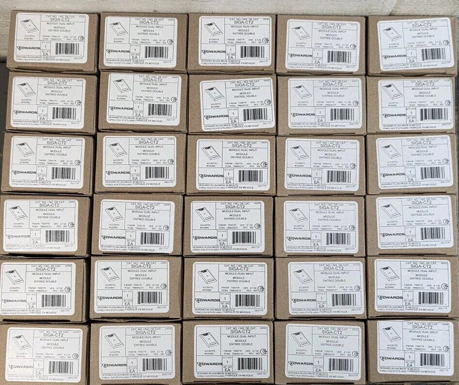 EDWARDS EST SIGA-CT2 DUAL INPUT MONITOR MODULE BRAND NEW