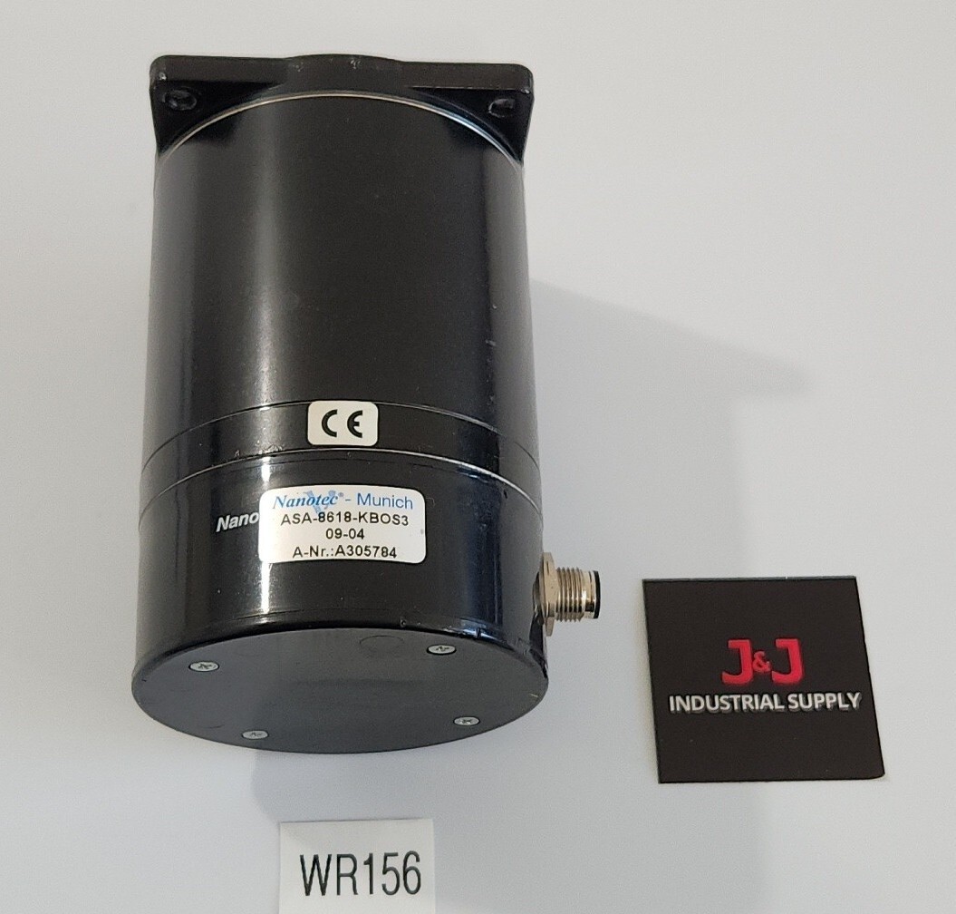 *PREOWNED* Nanotec ASA-8618-KBOS3 Stepper Motor 3/8" Shaft + Warranty!