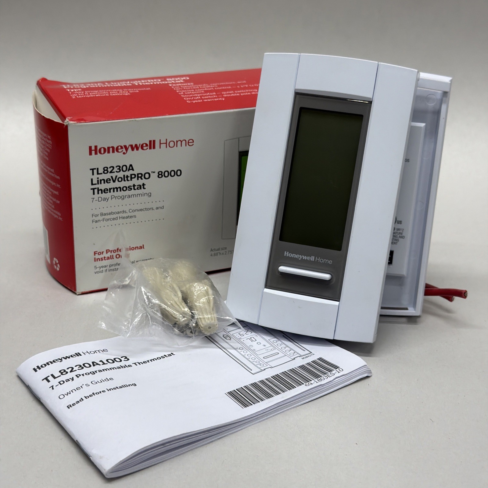 Honeywell Line - Volt PRO 8000 - TL8230A1003 - 7 Day Programmable Thermostat NEW