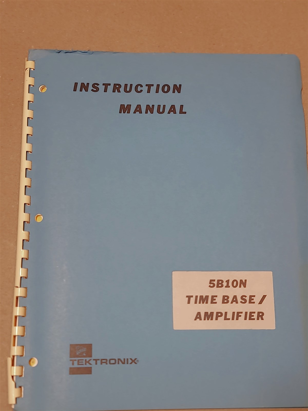 Tektronix Instruction Manual 5B10N Amplifier 070-1140-00
