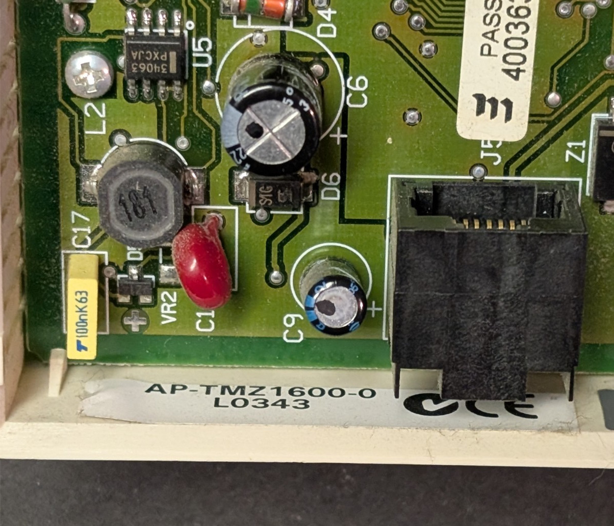 Johnson Controls Net Zone Sensor AP-TMZ1600 LCD Room Display Temperature Sensor