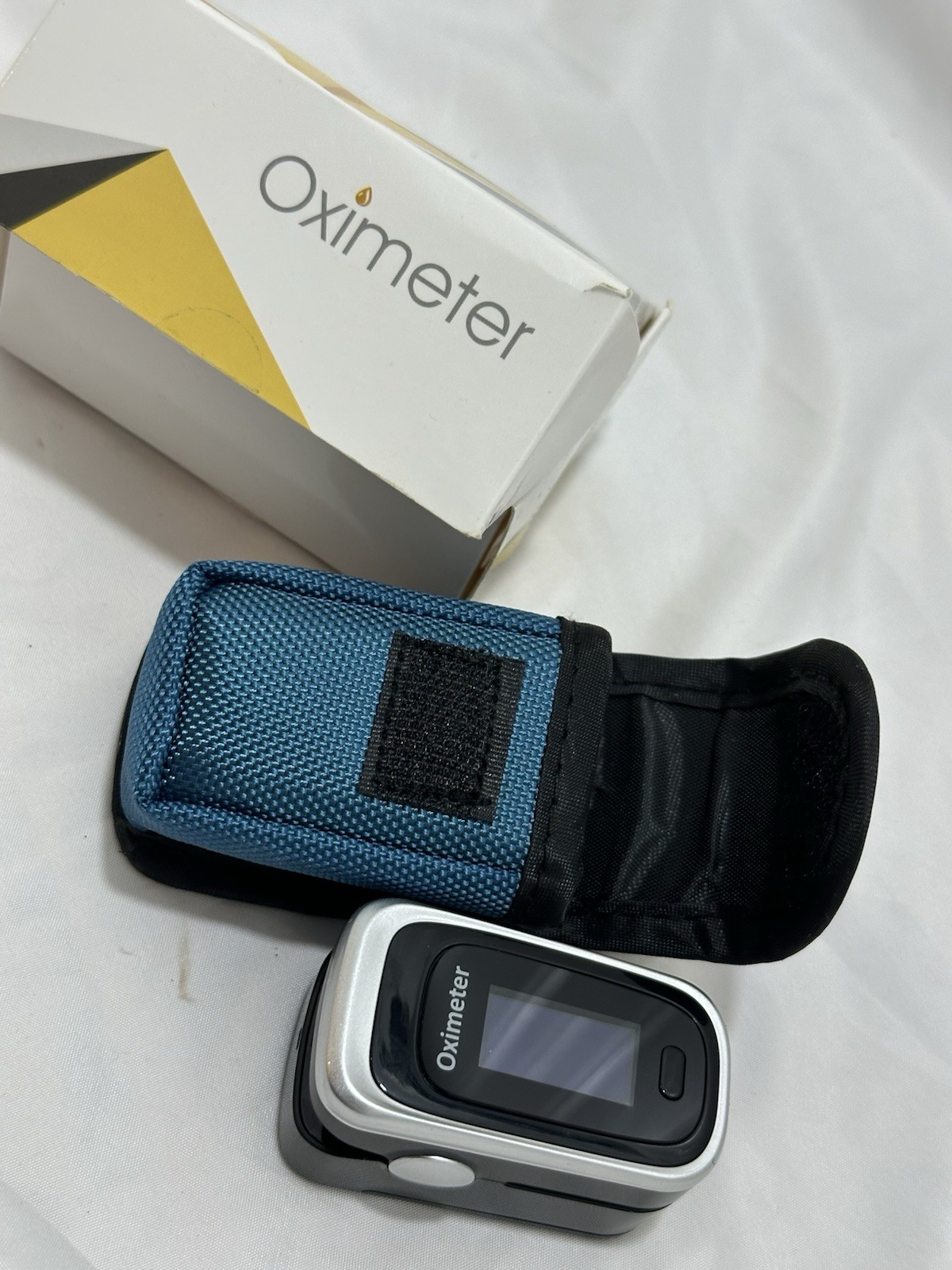 Soft Touch Finger Pulse Oximeter NEW For Sports Or Aviation Use Box Not Perfect