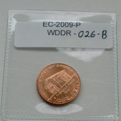 2009P Lincoln WDDR-026-B Early childhood Doubled Die Error Cent
