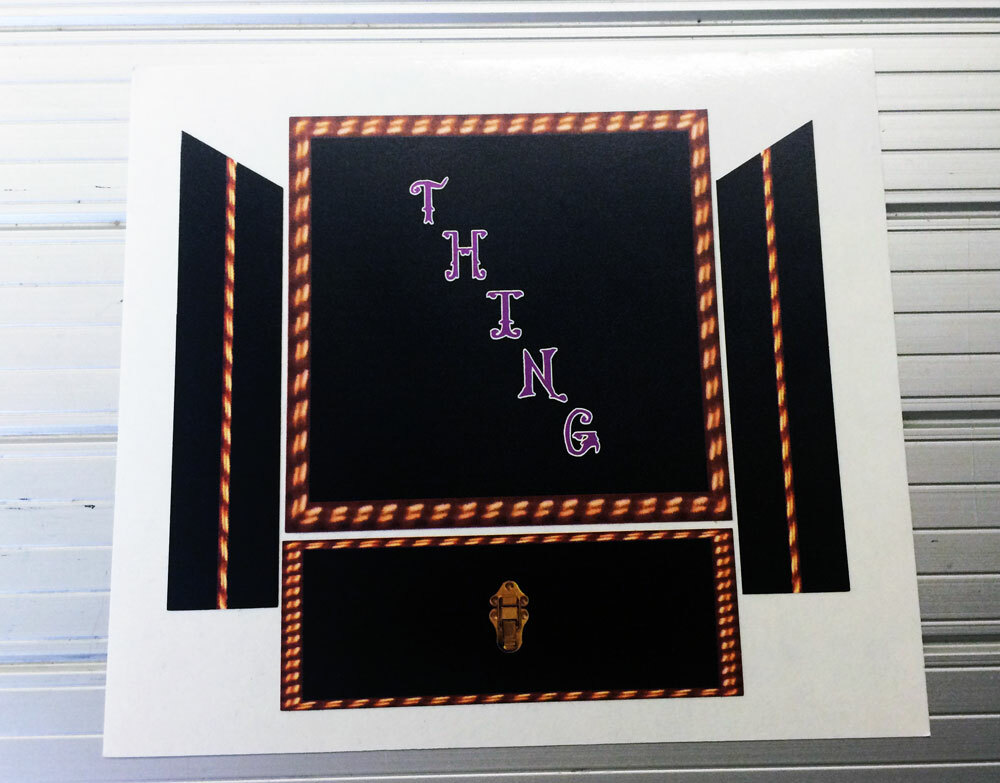 Bally Addams Family Pinball Machine Custom Thing Box Decal #1 BLACK