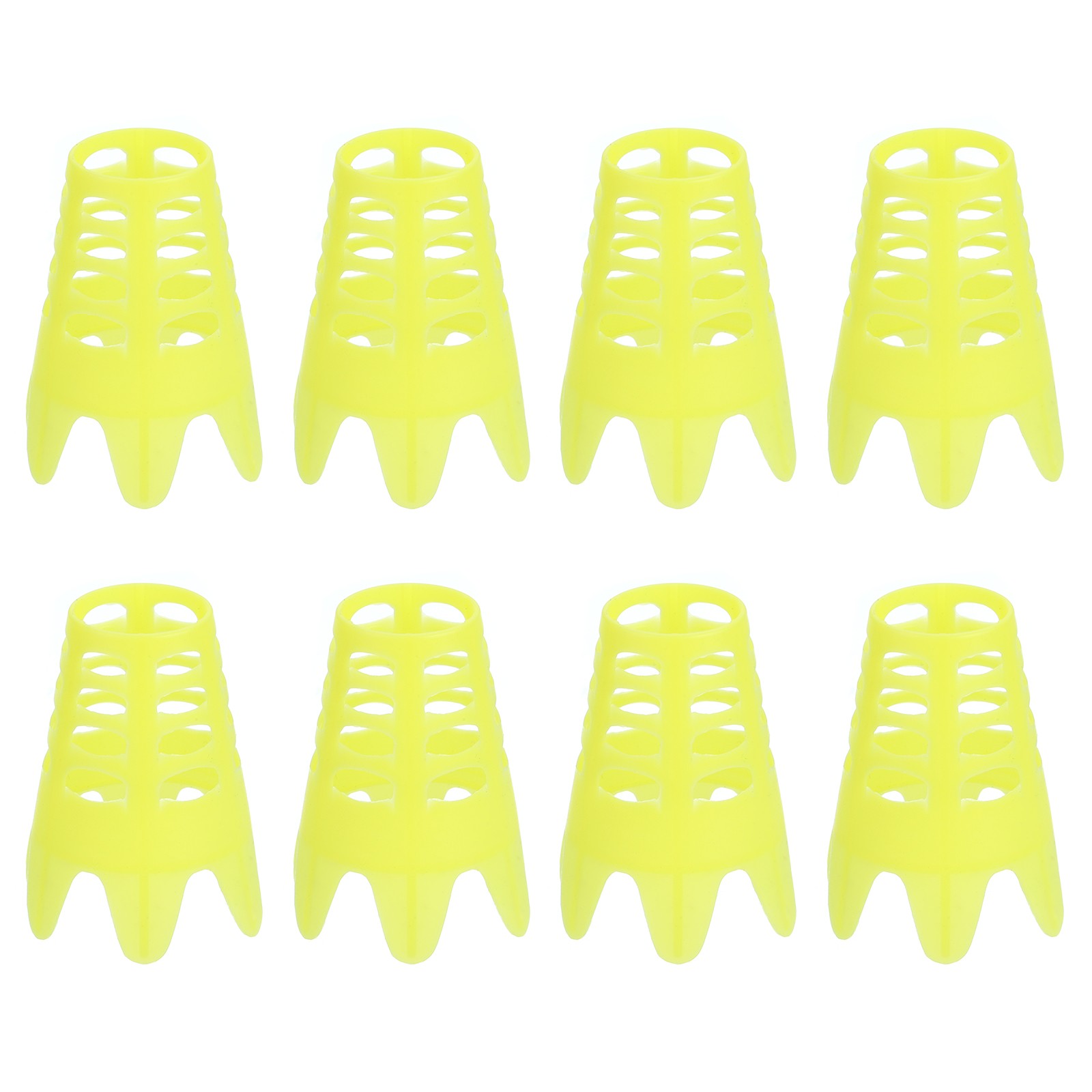 8 Pcs Golf Simulator Te Plastic Golf Te Yellow