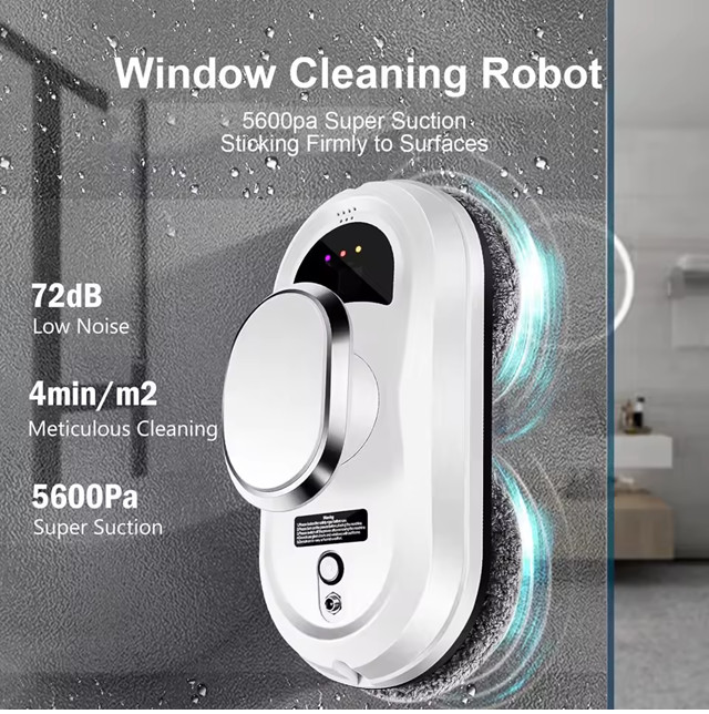 DT Smart Window Cleaning Robot Glass Cleaning Vacuum Cleaner With Remote Control