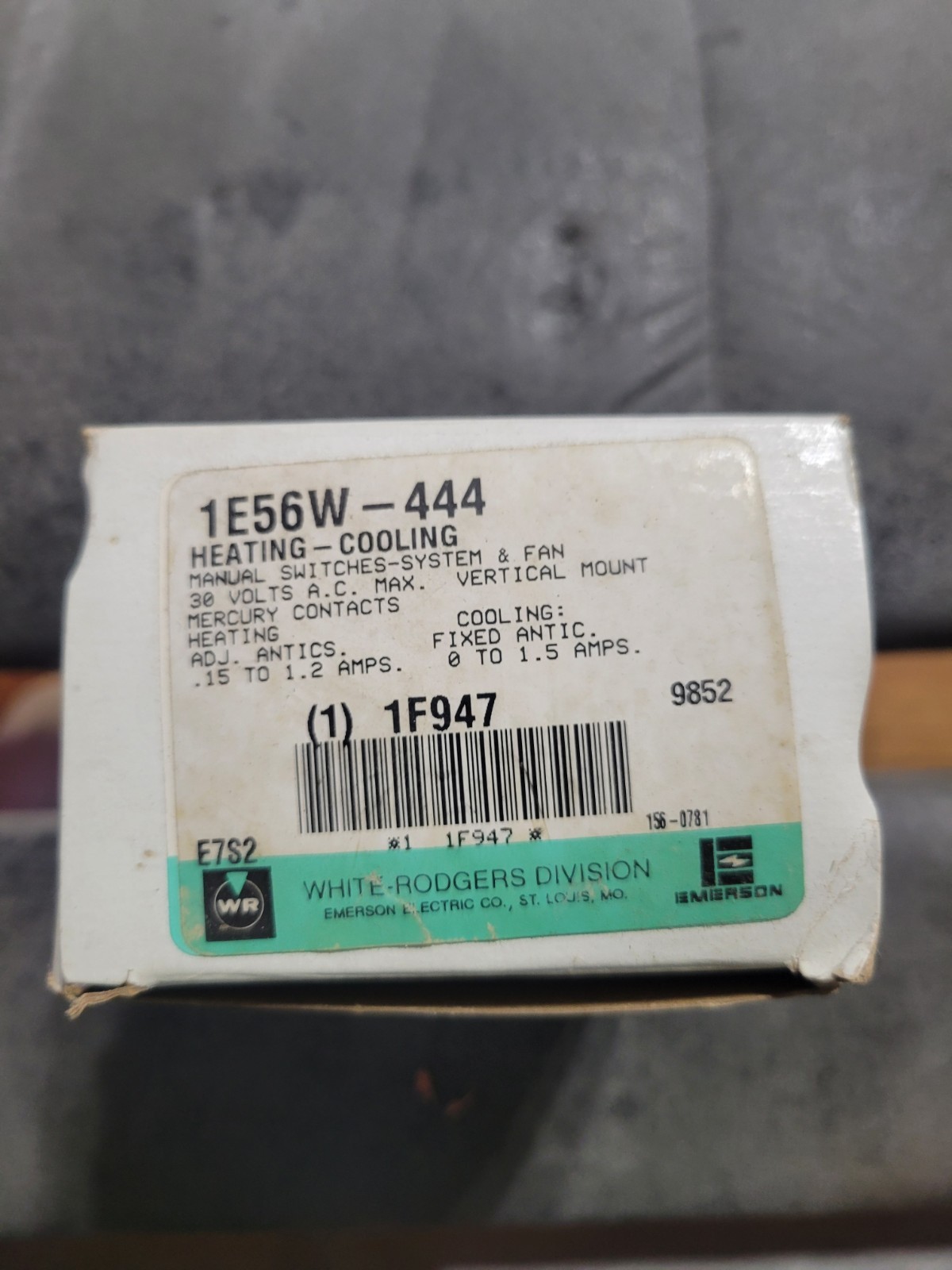 Emerson White Rodgers 1E56W-444 Heating & Cooling Thermostat