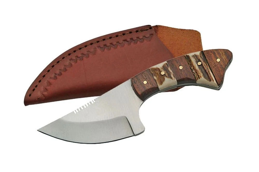 Steel Stag 9.5" Knife Fixed Blade Stag Handle with Sheath - SS7019 NEW IN BOX
