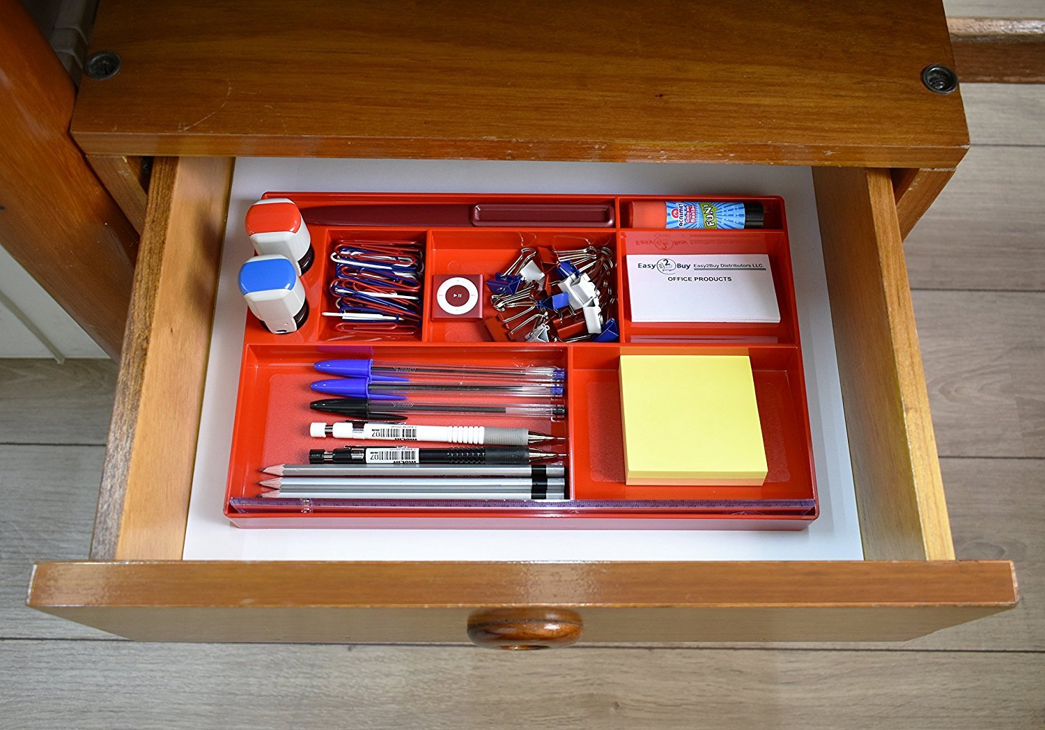Acrimet Drawer Organizer (Solid Red Color)