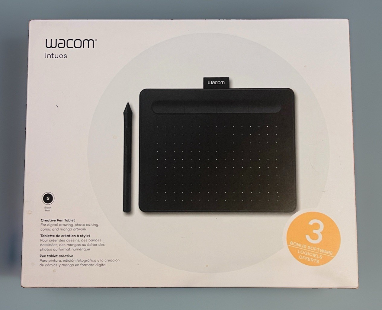 Wacom Intuos CTL-4100 Small Creative Pen Tablet Tested Original Box, USB Cord