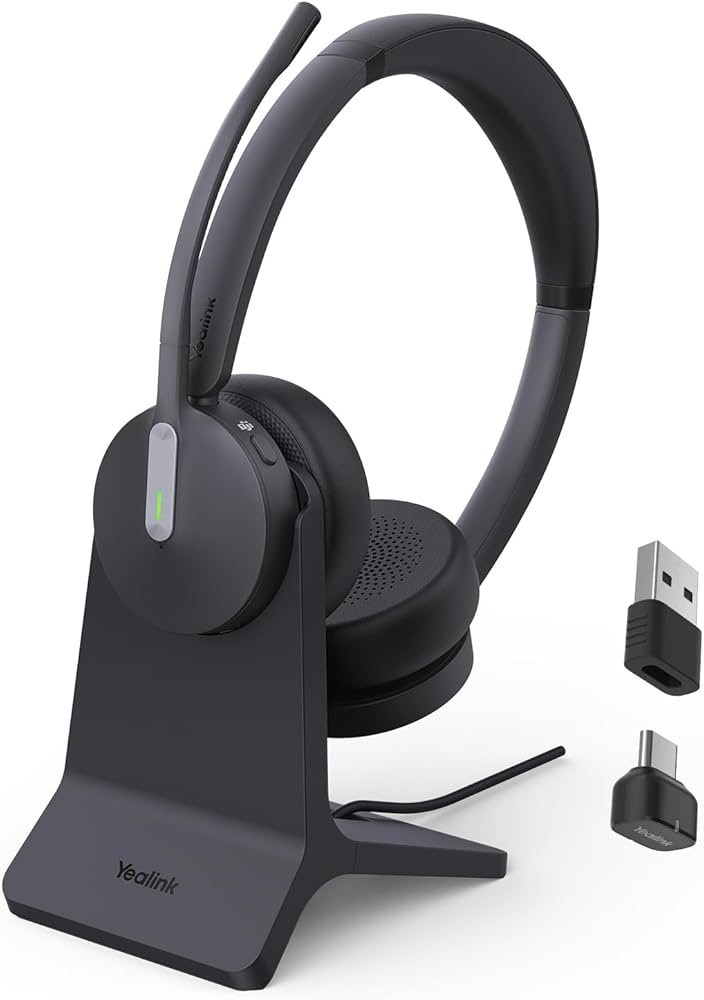 Yealink BH70 Bluetooth Headset with Charging Stand - Free Shipping