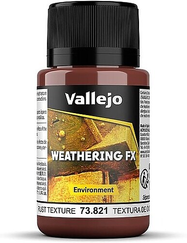 Vallejo RUST TEXTURE 40ml Bottle - Hobby and Model paint - #73821