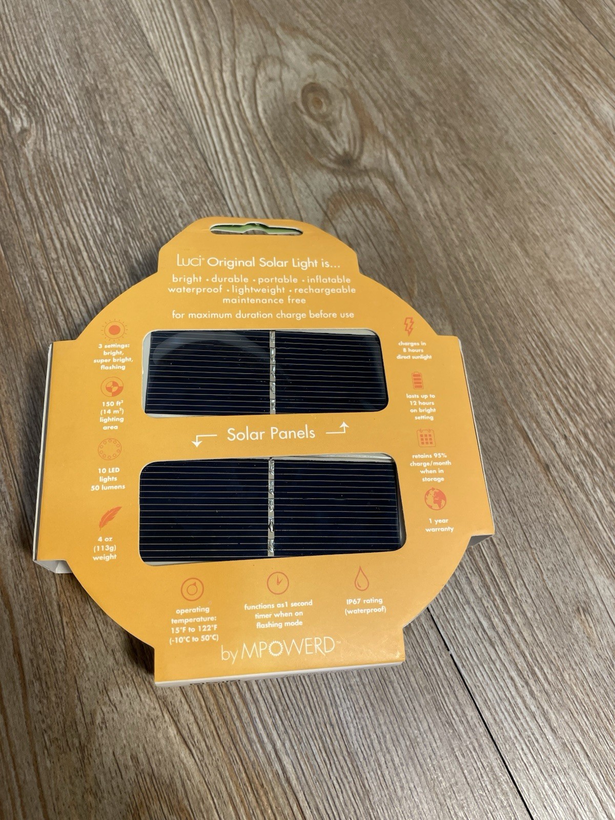 MPOWERD Luci Outdoor 2.0 Inflatable Solar Light, Waterproof, Camping, Hiking