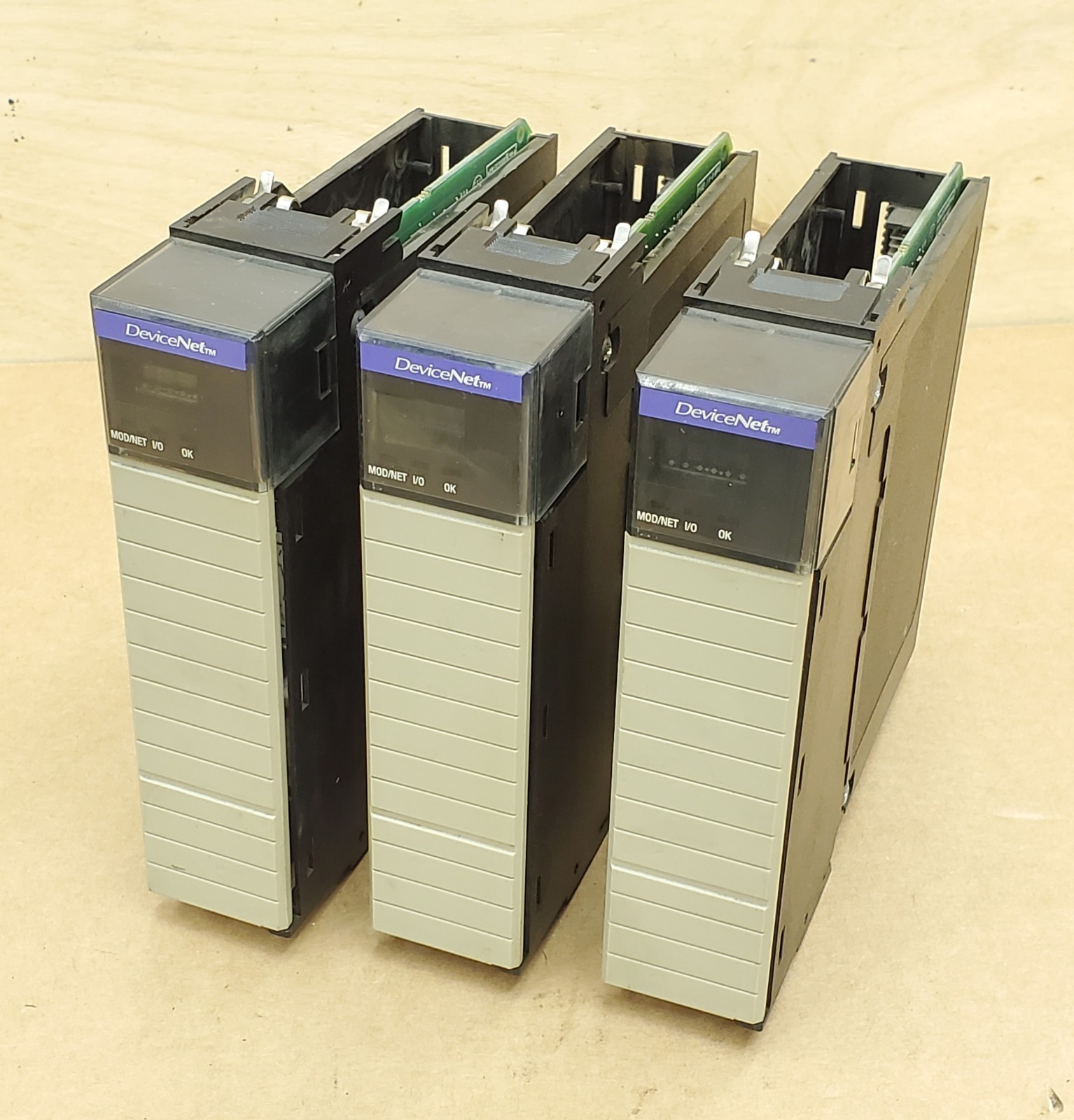Allen Bradley 1756-DNB/B ControlLogix DeviceNet Module Series A - Set of 3