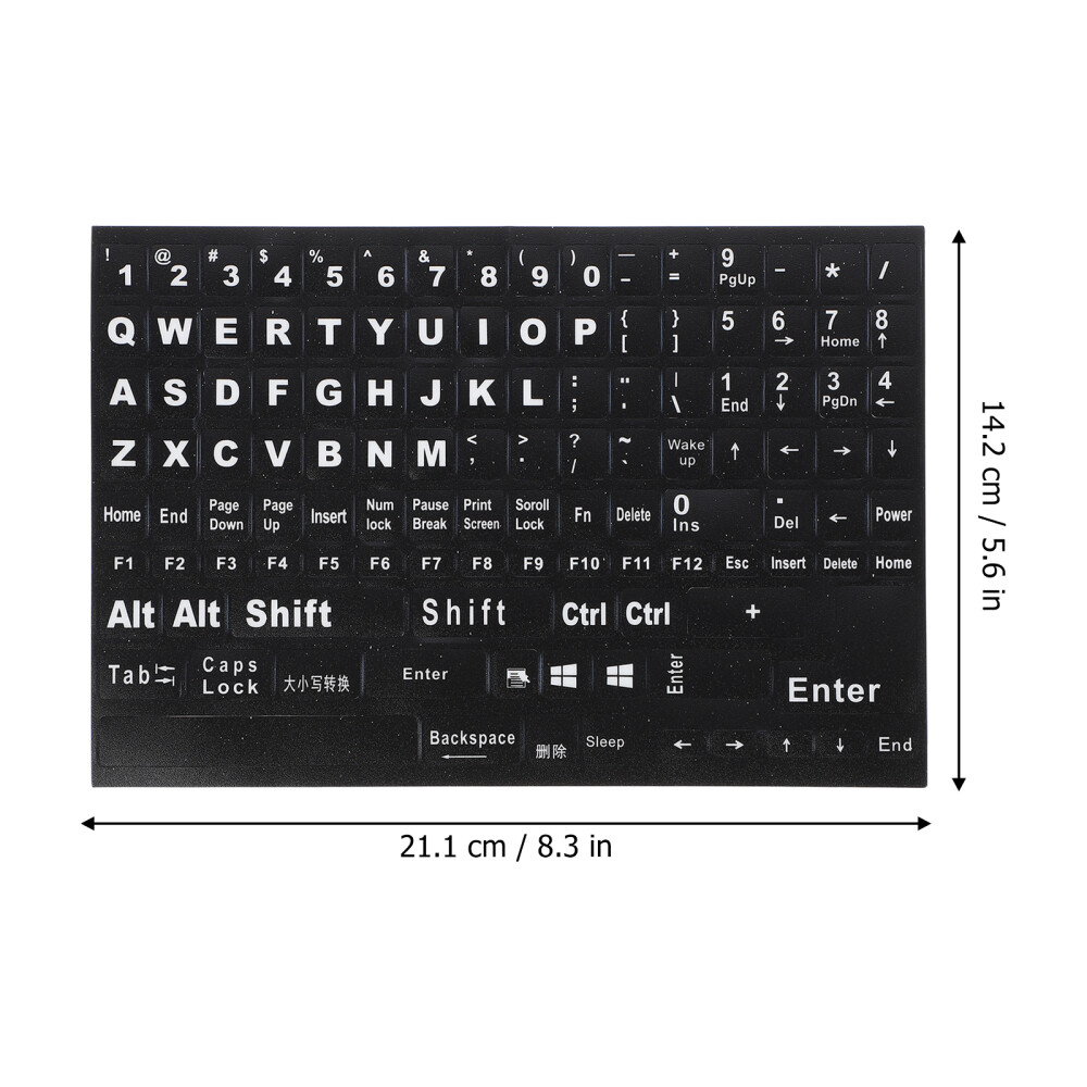 Keyboard PC English Keyboard Stickers Keycap Stickers Laptop