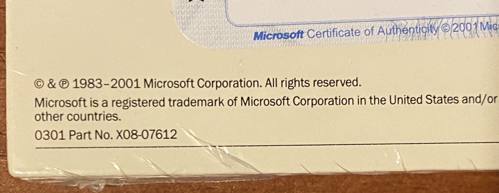 Microsoft Office XP Small Business Edition SBE PC Software - NOS/Sealed