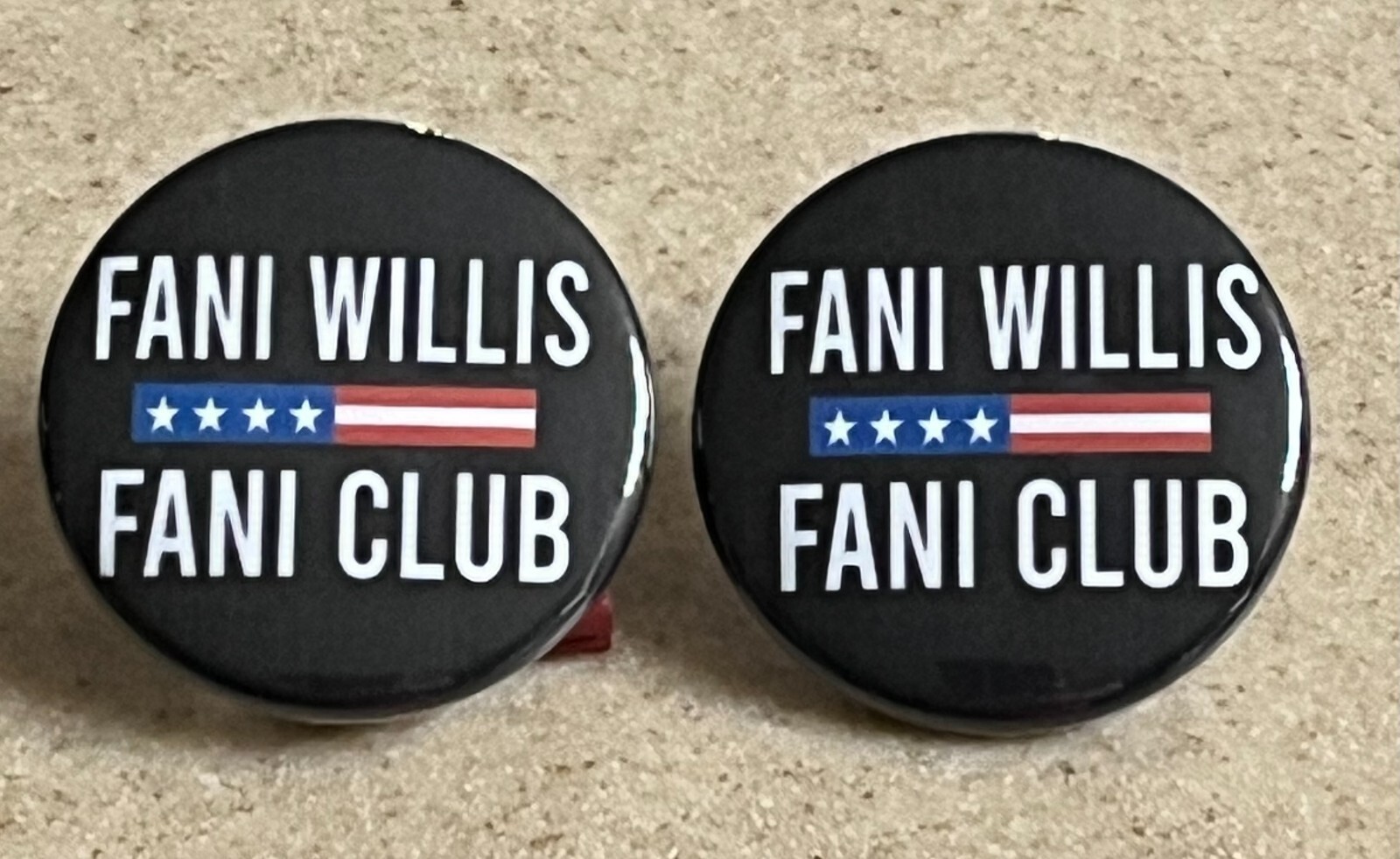 Fani Willis Fan Club Pin-Backs 2-Pack