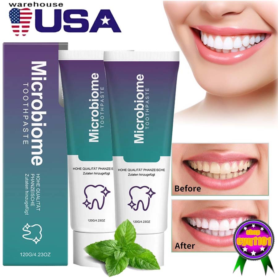 Microbiome Mint Flavor Gum Toothpaste Cleaning Toothpaste Sensitive Teeth 1-3PC